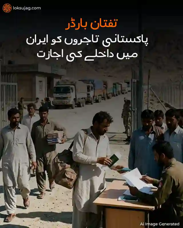 ایران نے پاکستانی تاجروں  داخلے کی اجازت دے دی ہے 